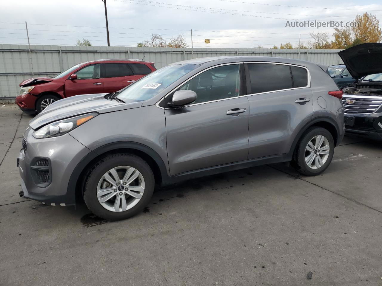 2017 Kia Sportage Lx Серый vin: KNDPM3AC7H7231185