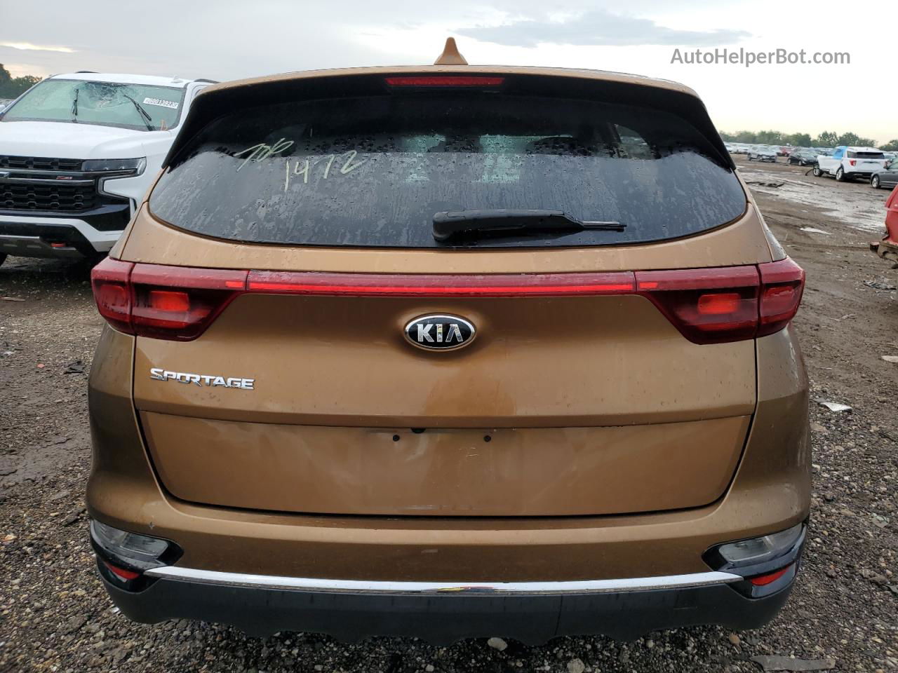 2020 Kia Sportage Lx Brown vin: KNDPM3AC7L7632227