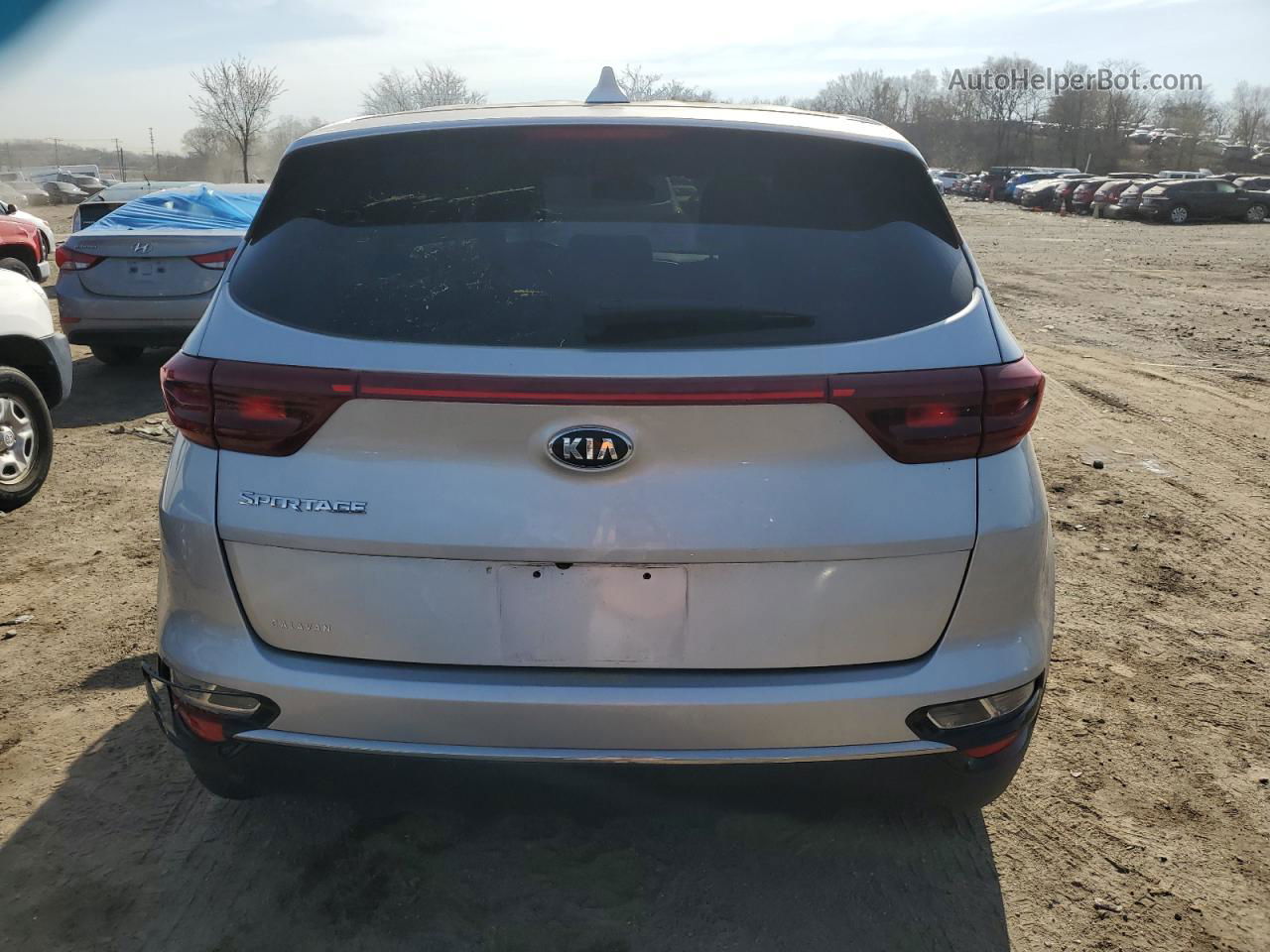 2020 Kia Sportage Lx Silver vin: KNDPM3AC7L7651778