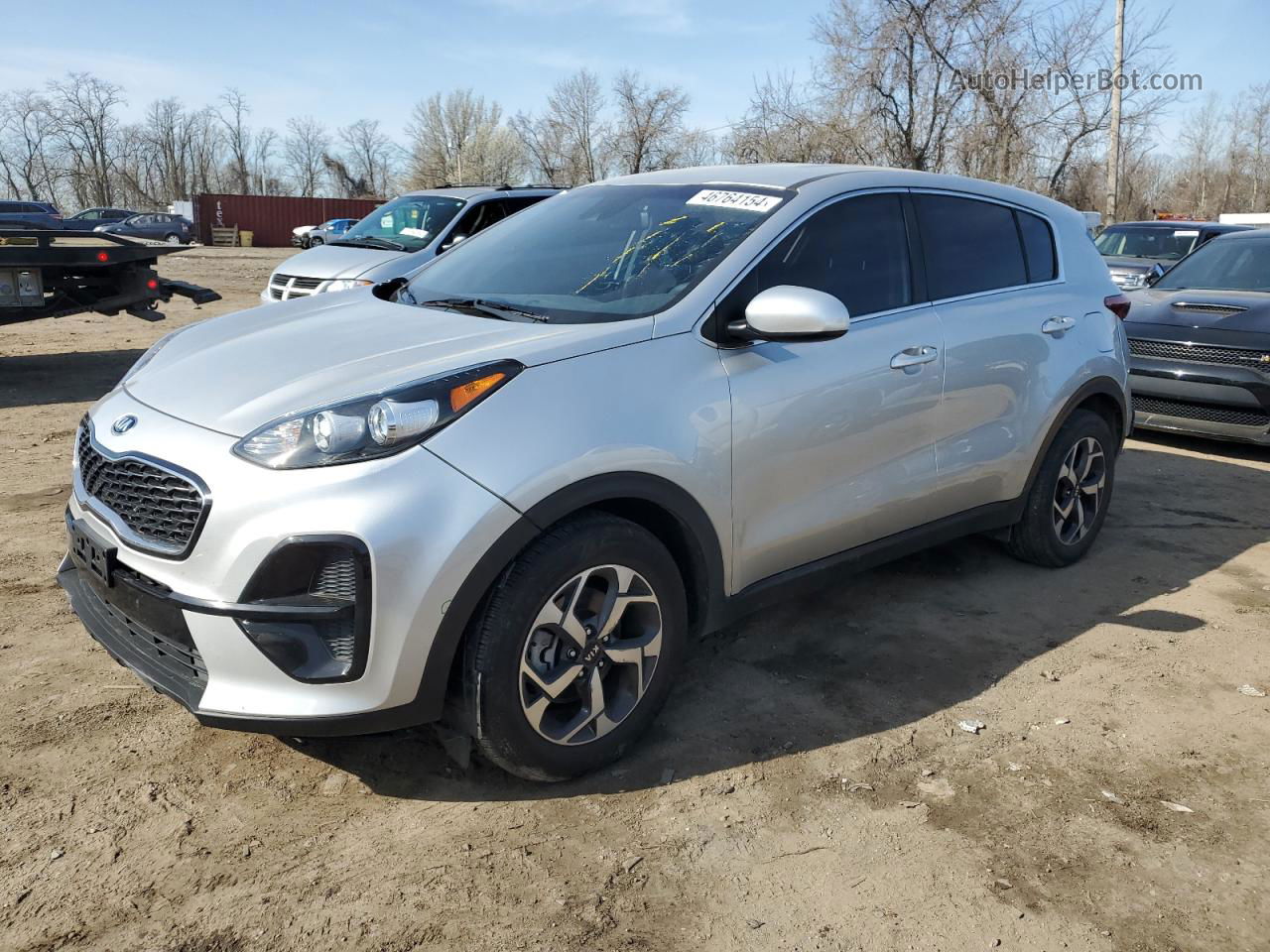 2020 Kia Sportage Lx Silver vin: KNDPM3AC7L7651778