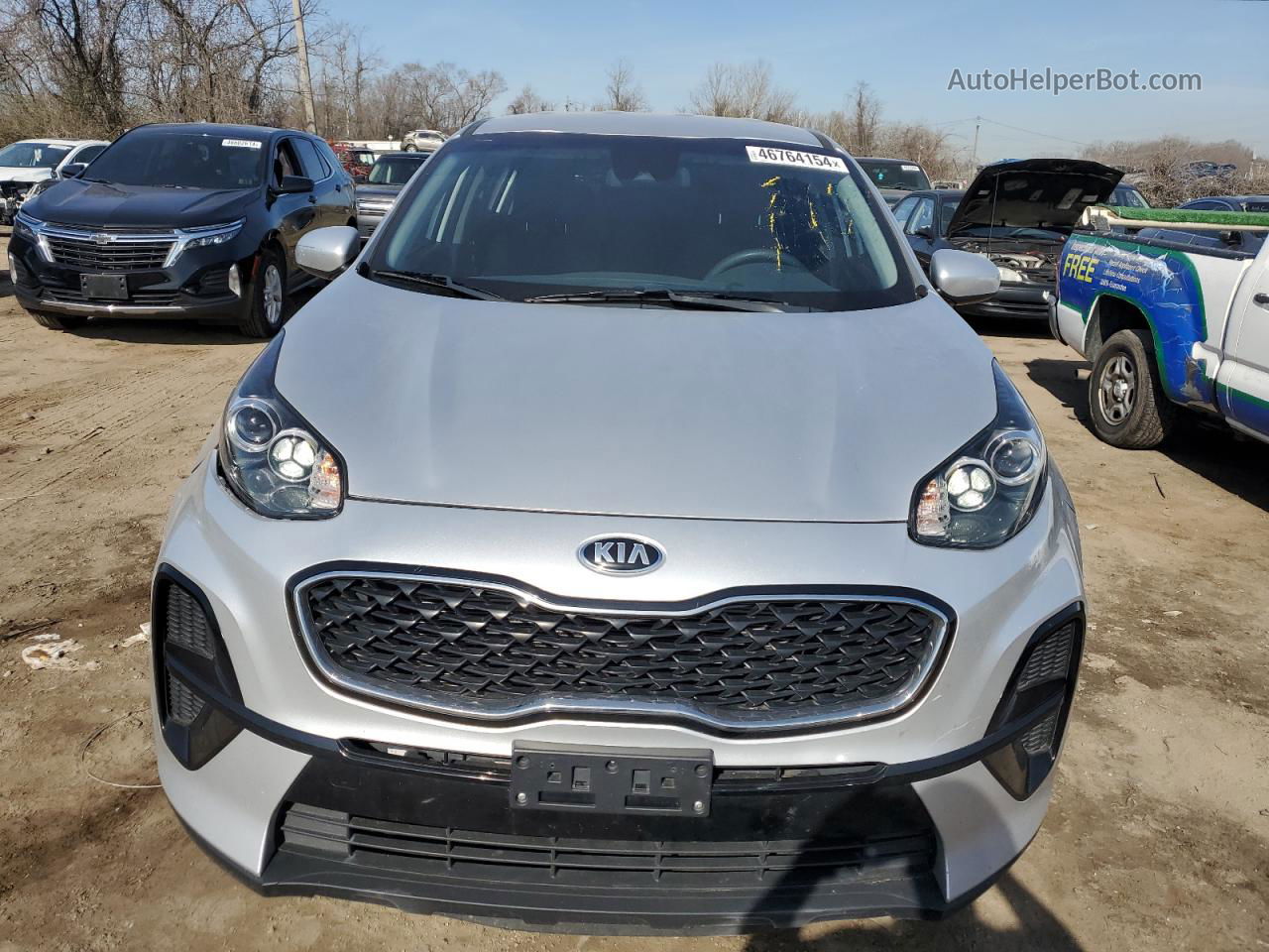 2020 Kia Sportage Lx Silver vin: KNDPM3AC7L7651778