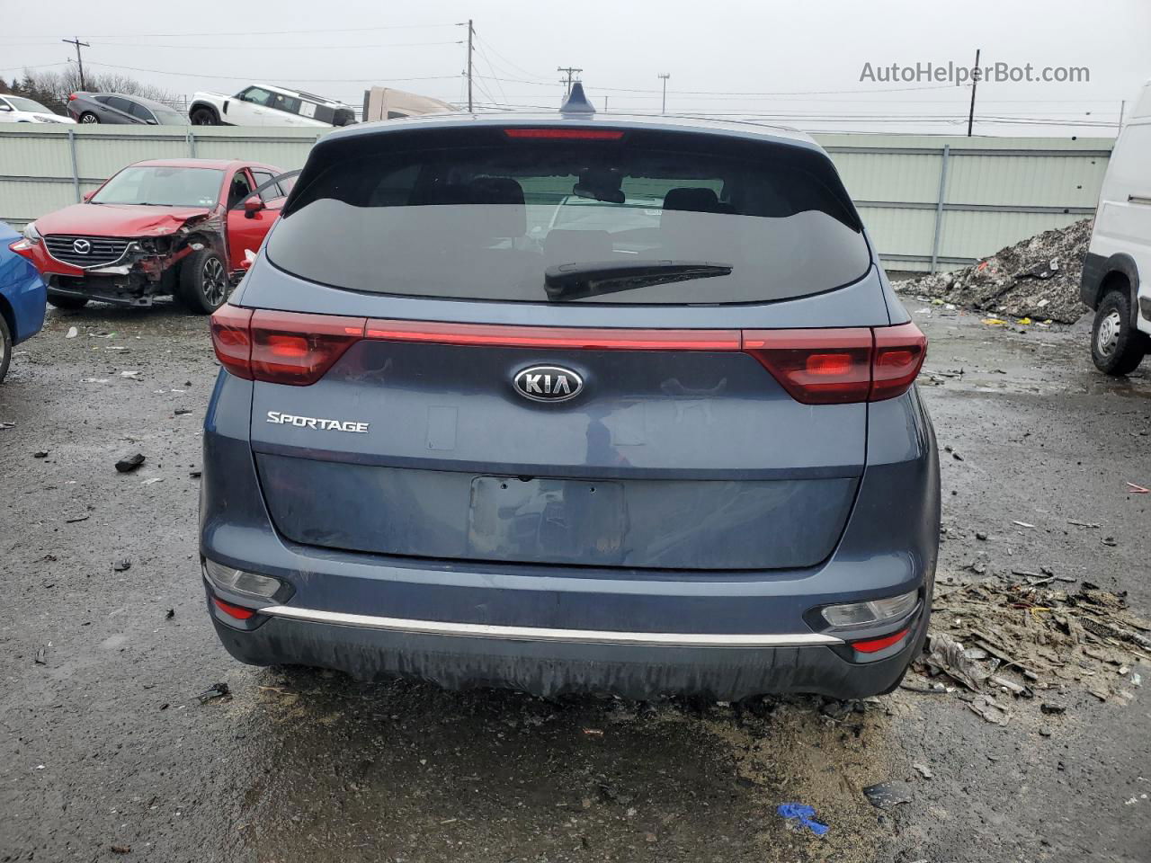 2020 Kia Sportage Lx Синий vin: KNDPM3AC7L7699796