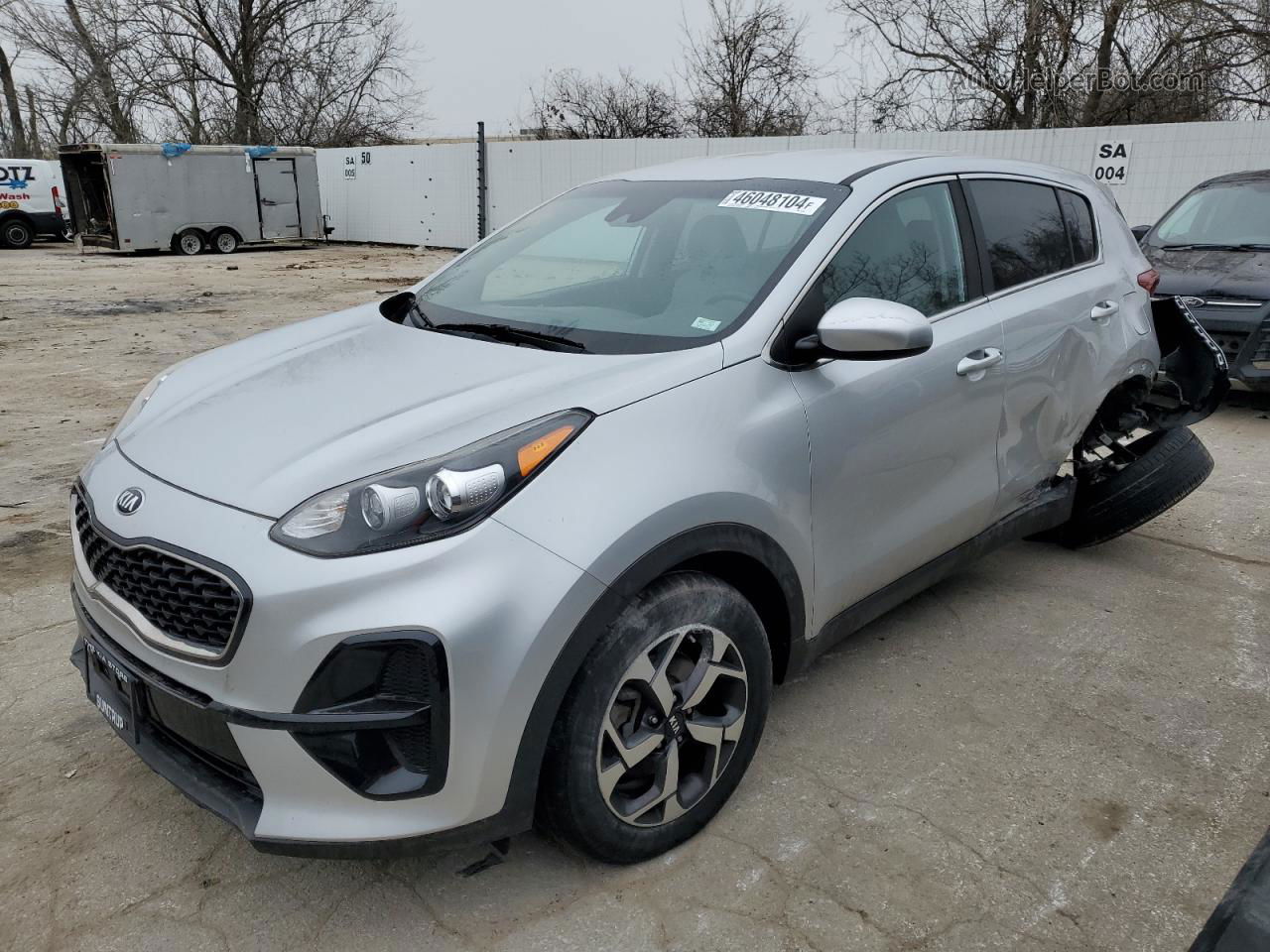 2020 Kia Sportage Lx Silver vin: KNDPM3AC7L7741948