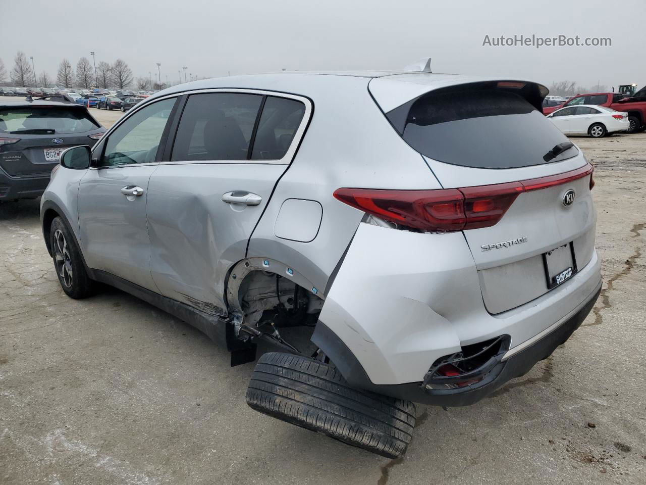 2020 Kia Sportage Lx Silver vin: KNDPM3AC7L7741948