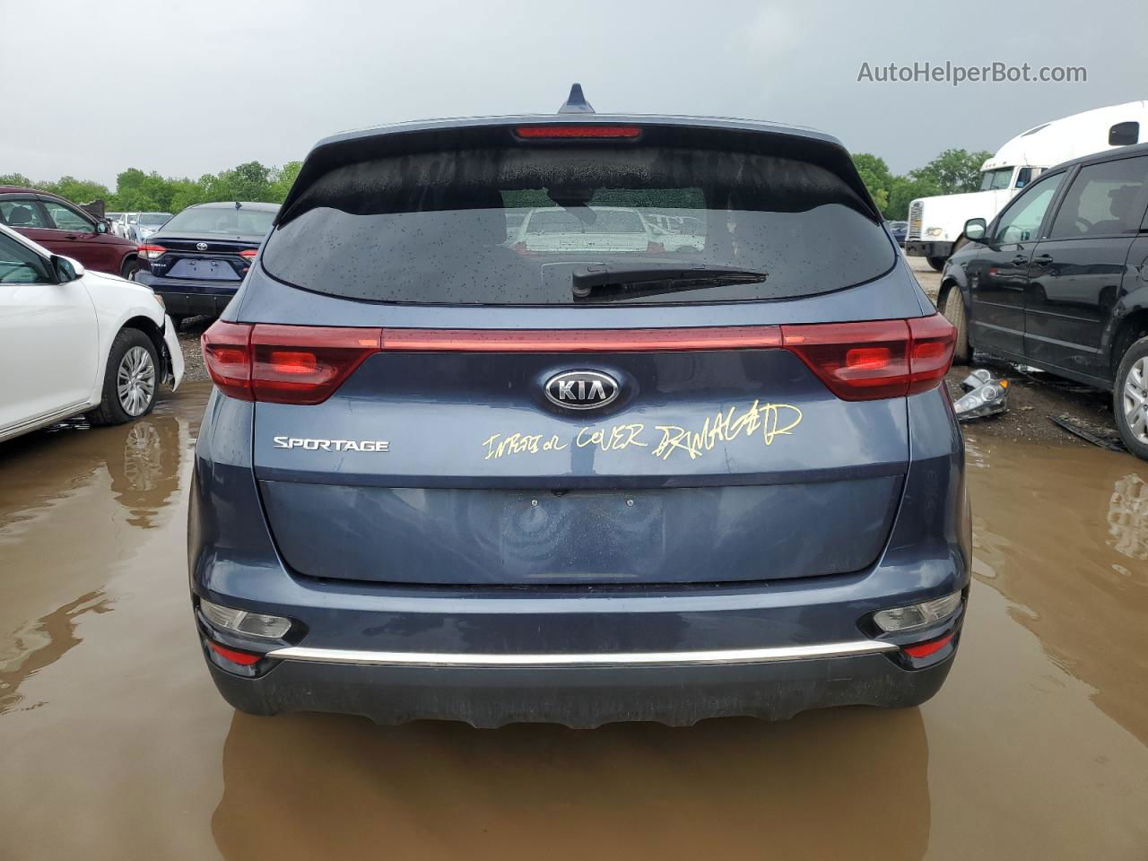 2020 Kia Sportage Lx Blue vin: KNDPM3AC7L7779499