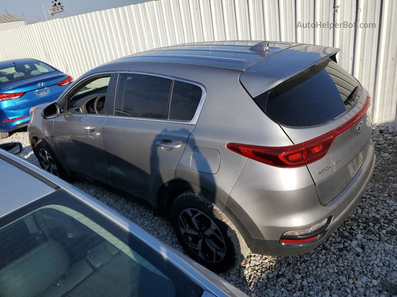 2020 Kia Sportage Lx Silver vin: KNDPM3AC7L7815241