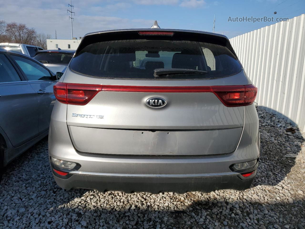 2020 Kia Sportage Lx Silver vin: KNDPM3AC7L7815241