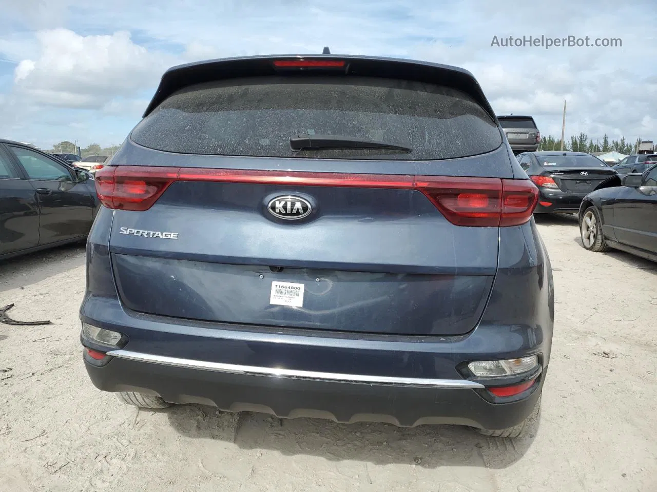 2020 Kia Sportage Lx Blue vin: KNDPM3AC7L7839541