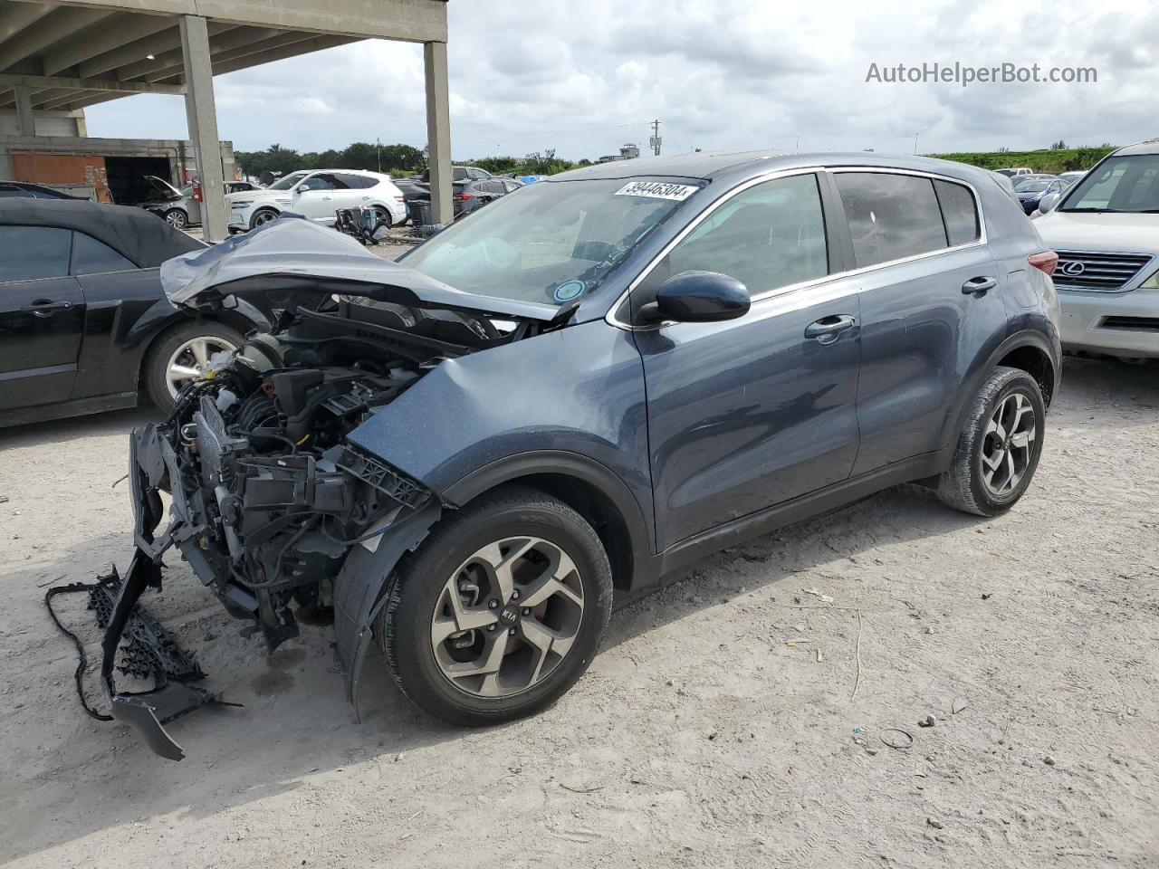 2020 Kia Sportage Lx Blue vin: KNDPM3AC7L7839541