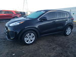 2017 Kia Sportage Lx Черный vin: KNDPM3AC8H7123139