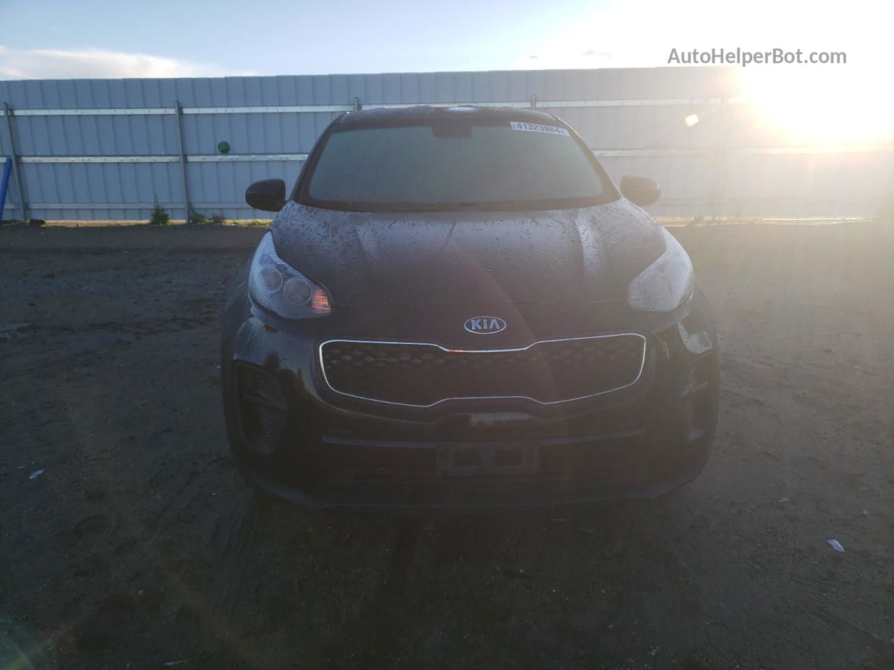 2017 Kia Sportage Lx Черный vin: KNDPM3AC8H7123139