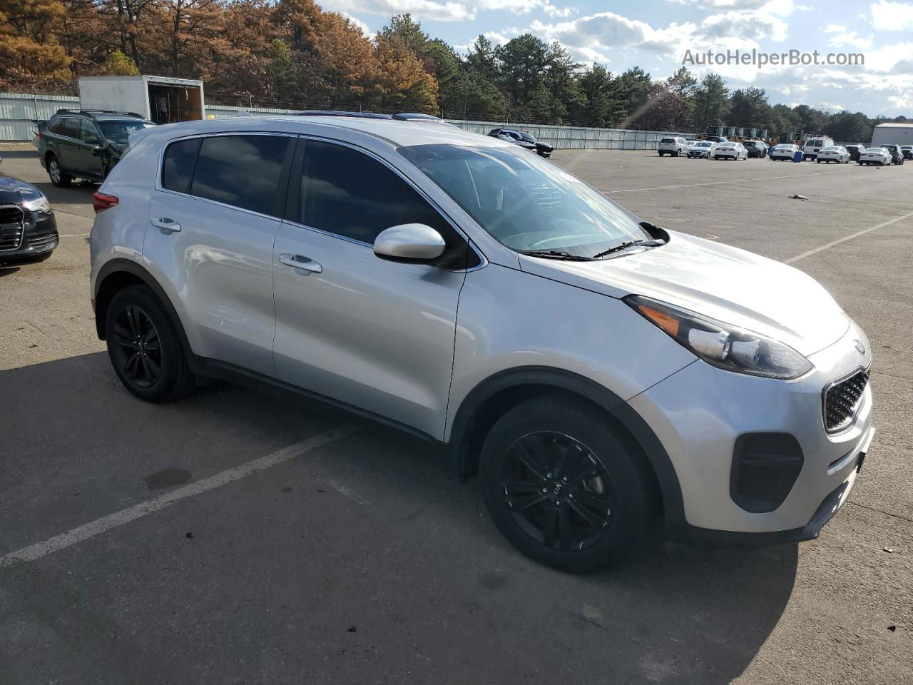 2017 Kia Sportage Lx Gray vin: KNDPM3AC8H7178724