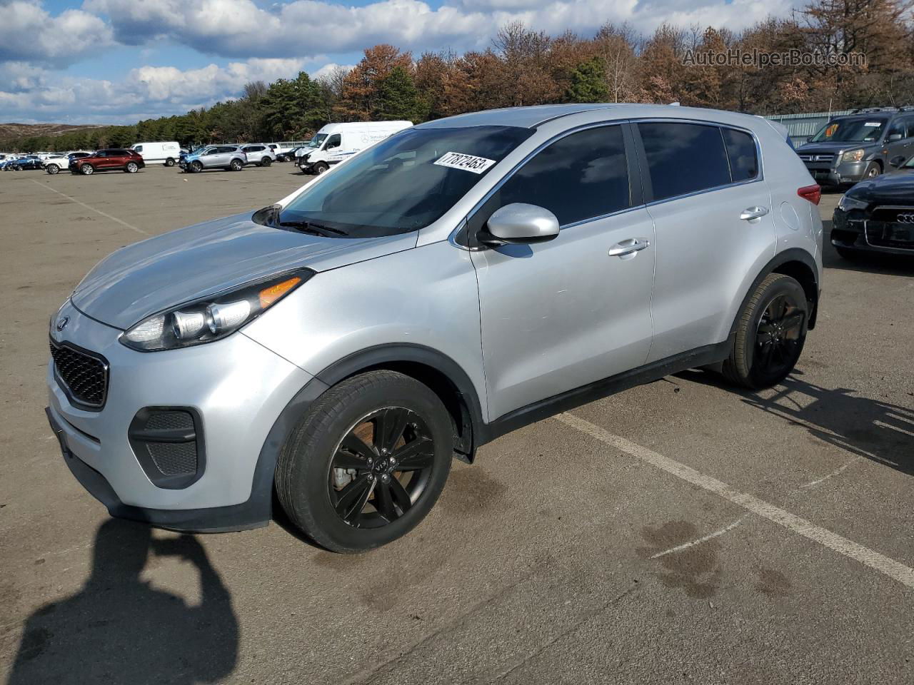 2017 Kia Sportage Lx Серый vin: KNDPM3AC8H7178724