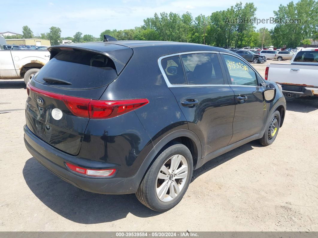 2017 Kia Sportage Lx Black vin: KNDPM3AC8H7192557