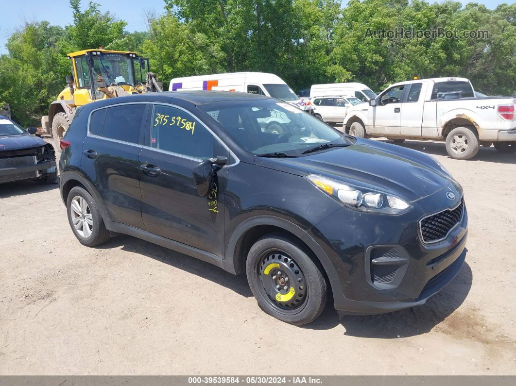 2017 Kia Sportage Lx Black vin: KNDPM3AC8H7192557