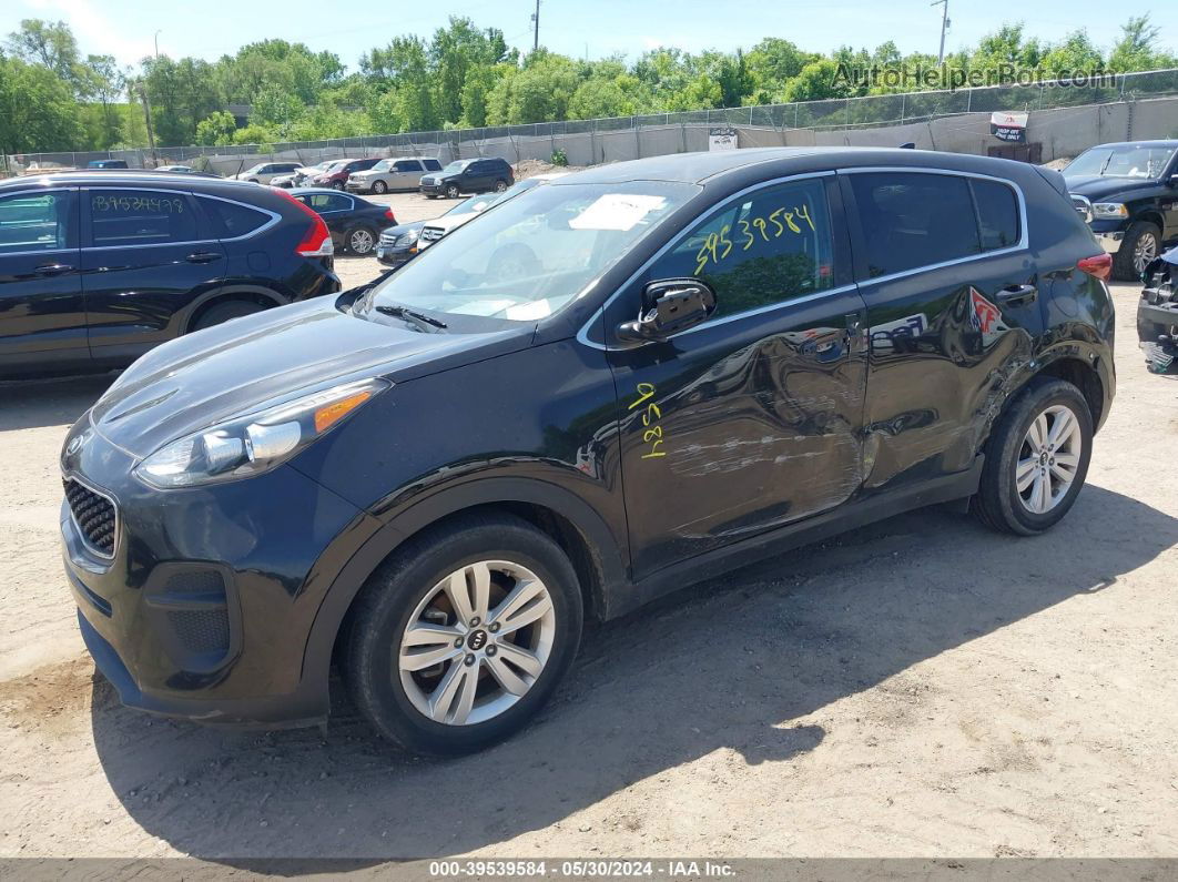 2017 Kia Sportage Lx Black vin: KNDPM3AC8H7192557