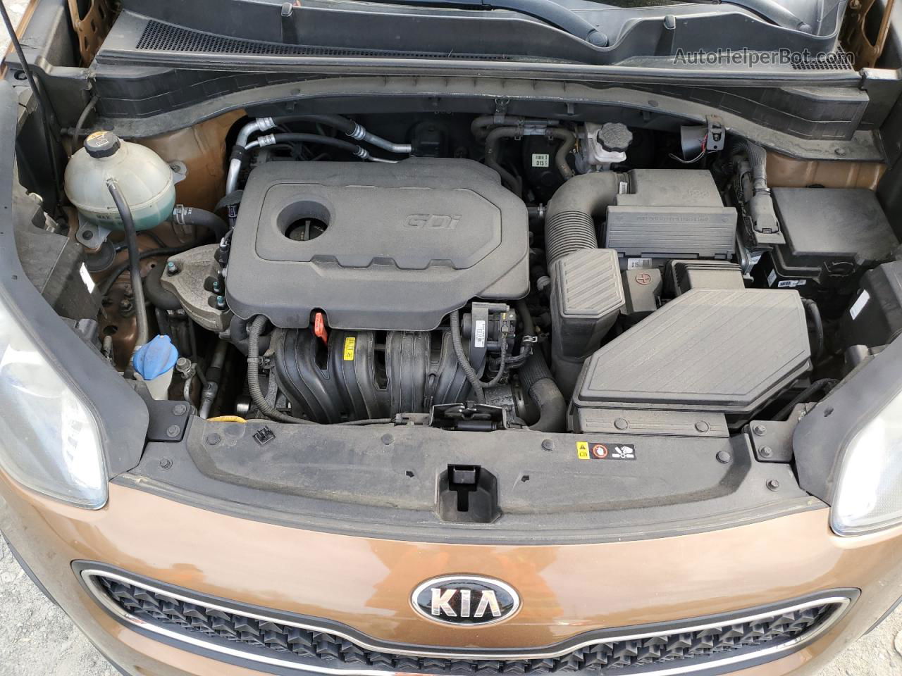 2017 Kia Sportage Lx Brown vin: KNDPM3AC8H7235679