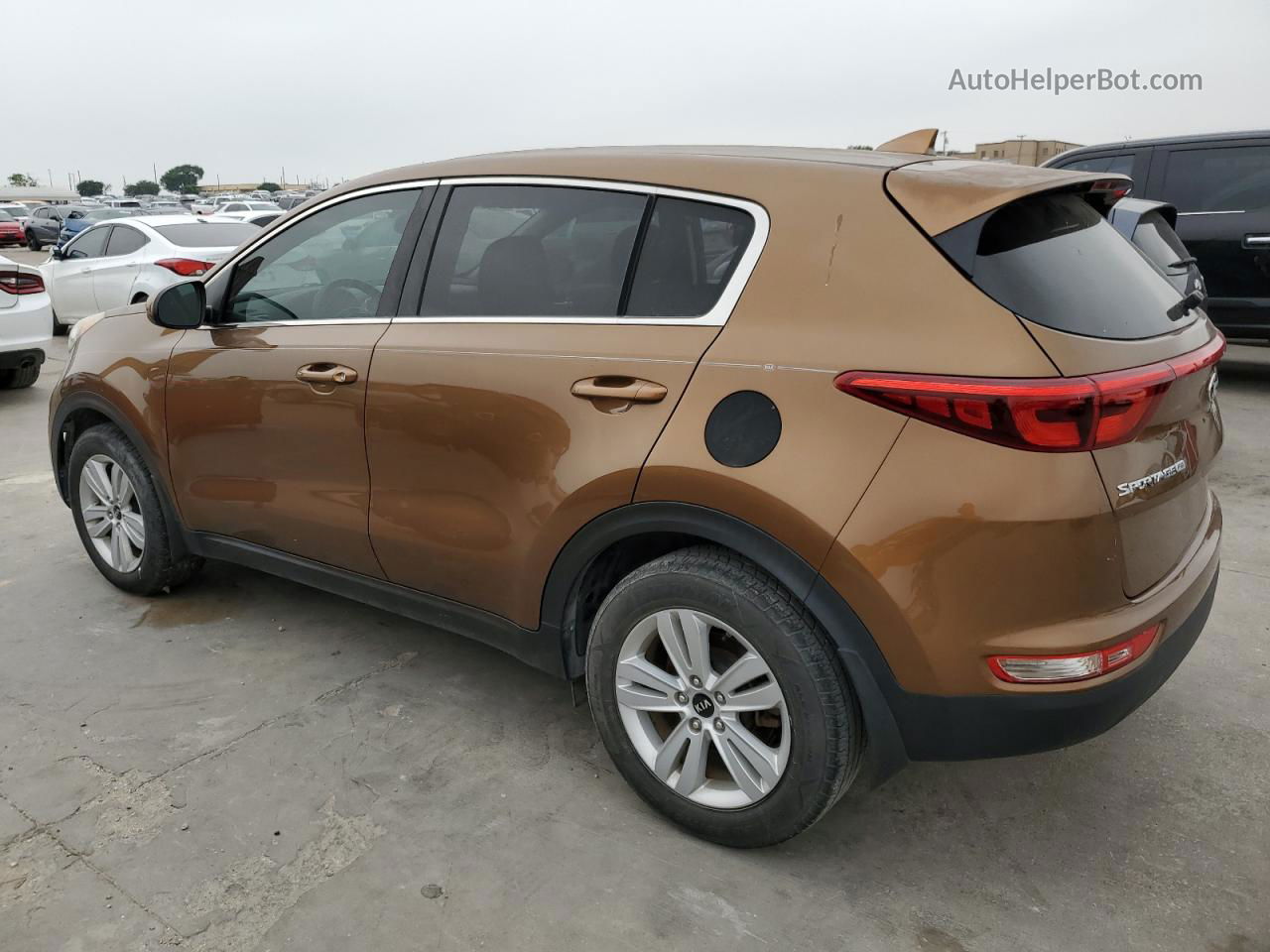 2017 Kia Sportage Lx Brown vin: KNDPM3AC8H7241210