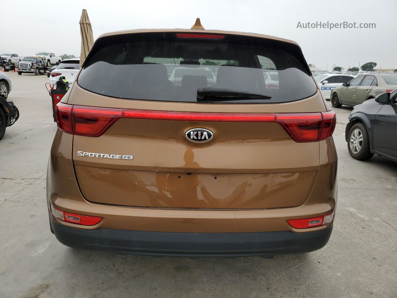 2017 Kia Sportage Lx Brown vin: KNDPM3AC8H7241210