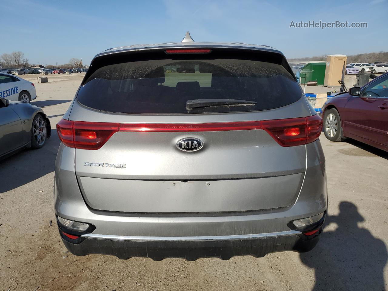 2020 Kia Sportage Lx Gray vin: KNDPM3AC8L7629790