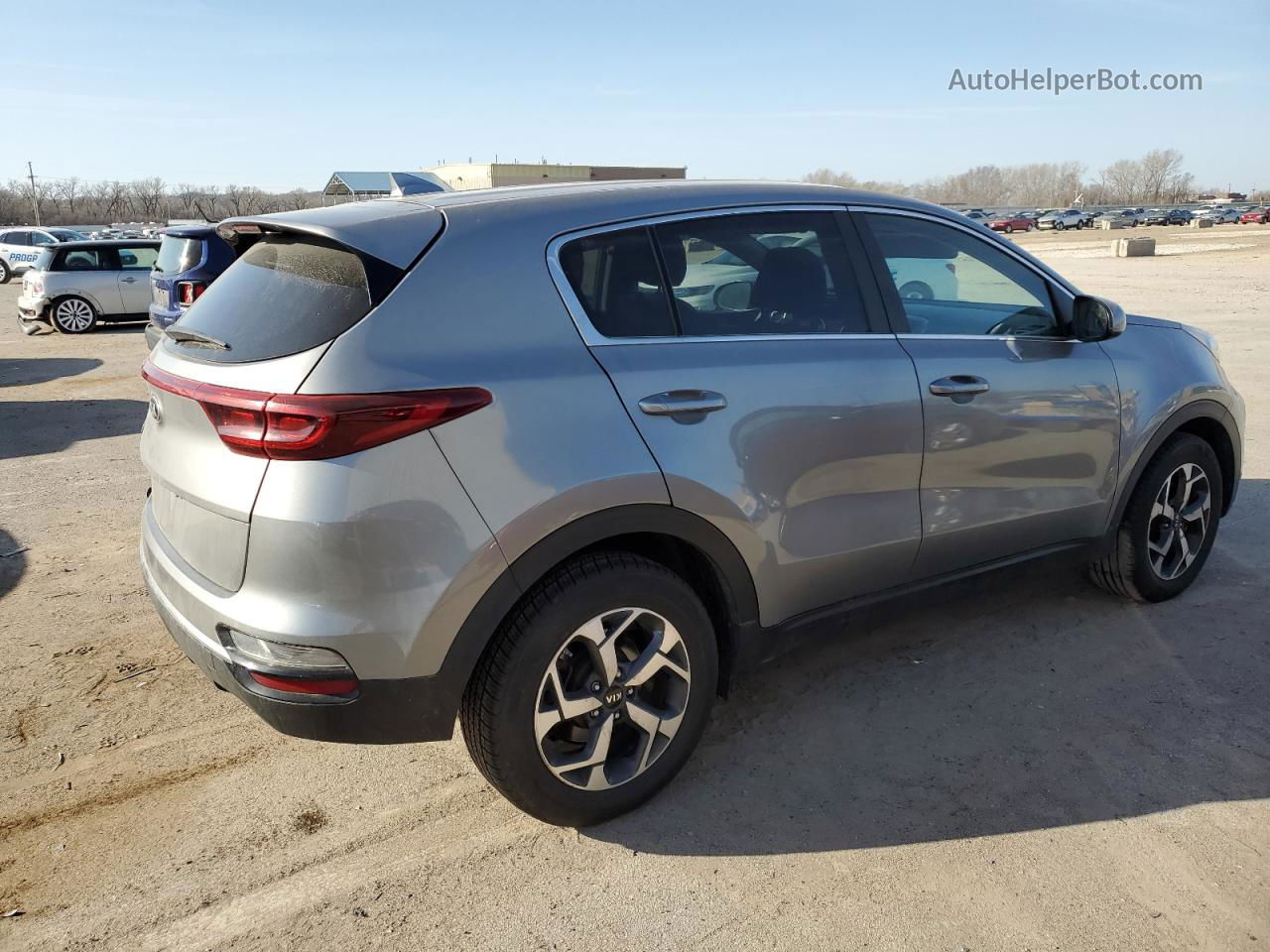 2020 Kia Sportage Lx Gray vin: KNDPM3AC8L7629790