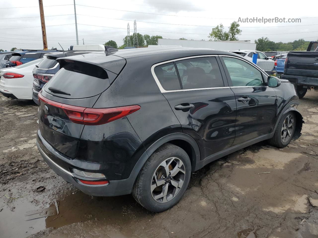 2020 Kia Sportage Lx Black vin: KNDPM3AC8L7678438