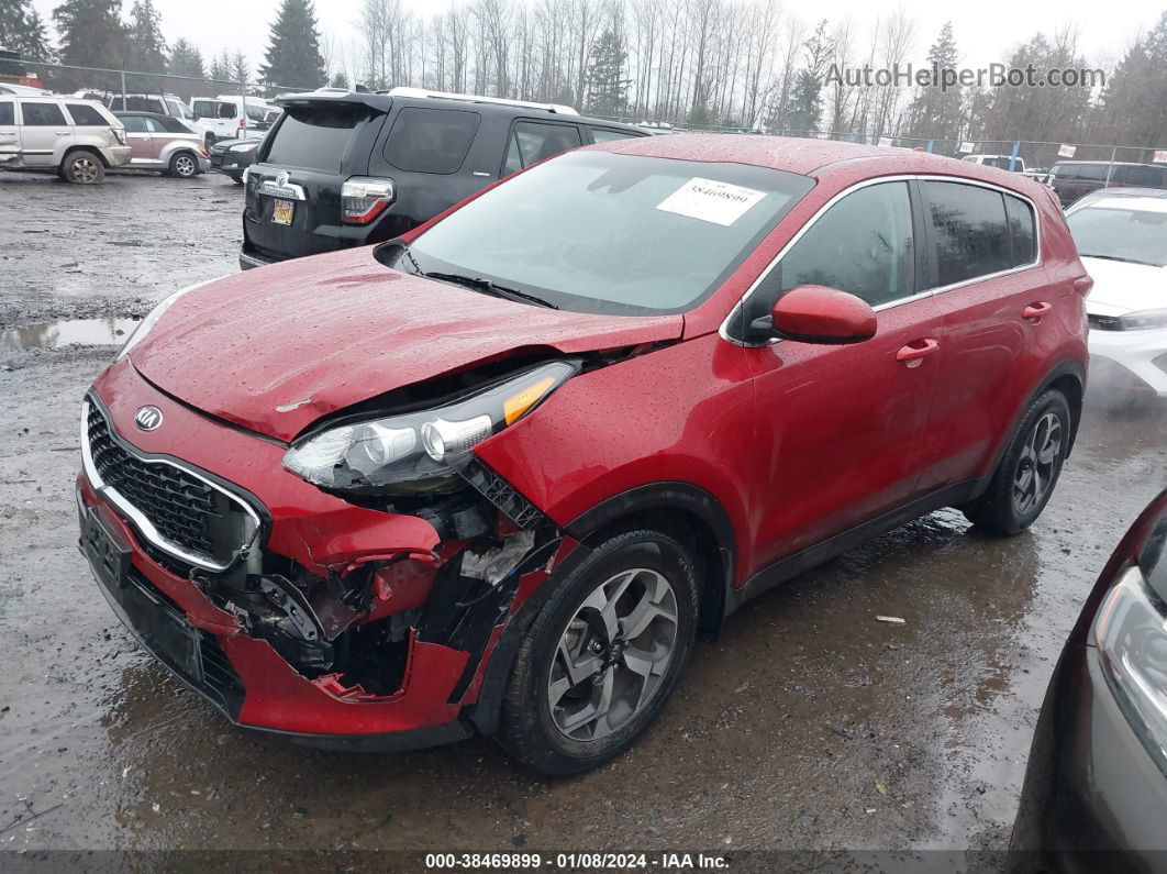 2020 Kia Sportage Lx Red vin: KNDPM3AC8L7757334