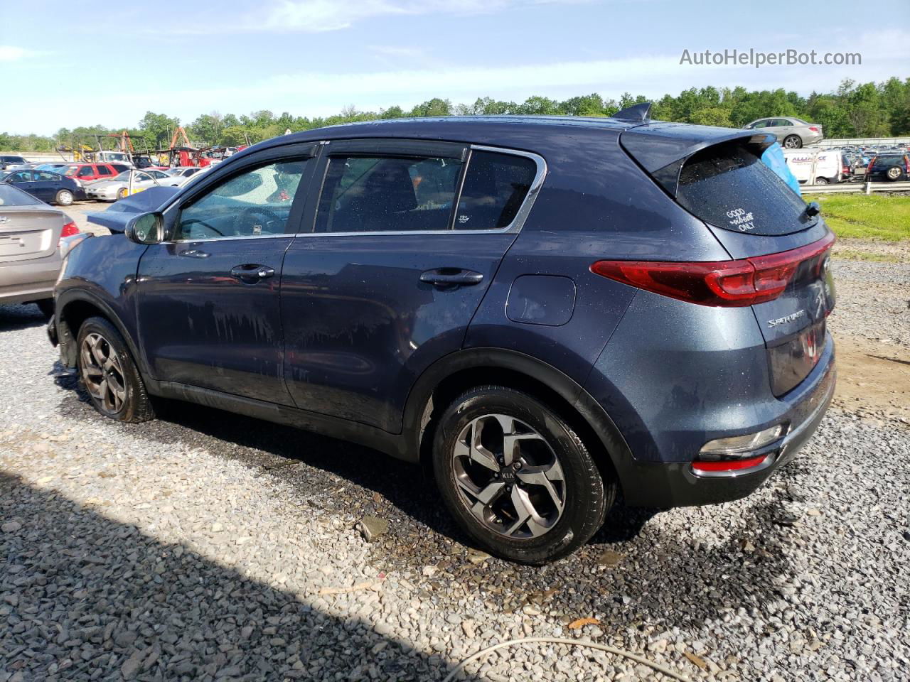 2020 Kia Sportage Lx Gray vin: KNDPM3AC8L7786512