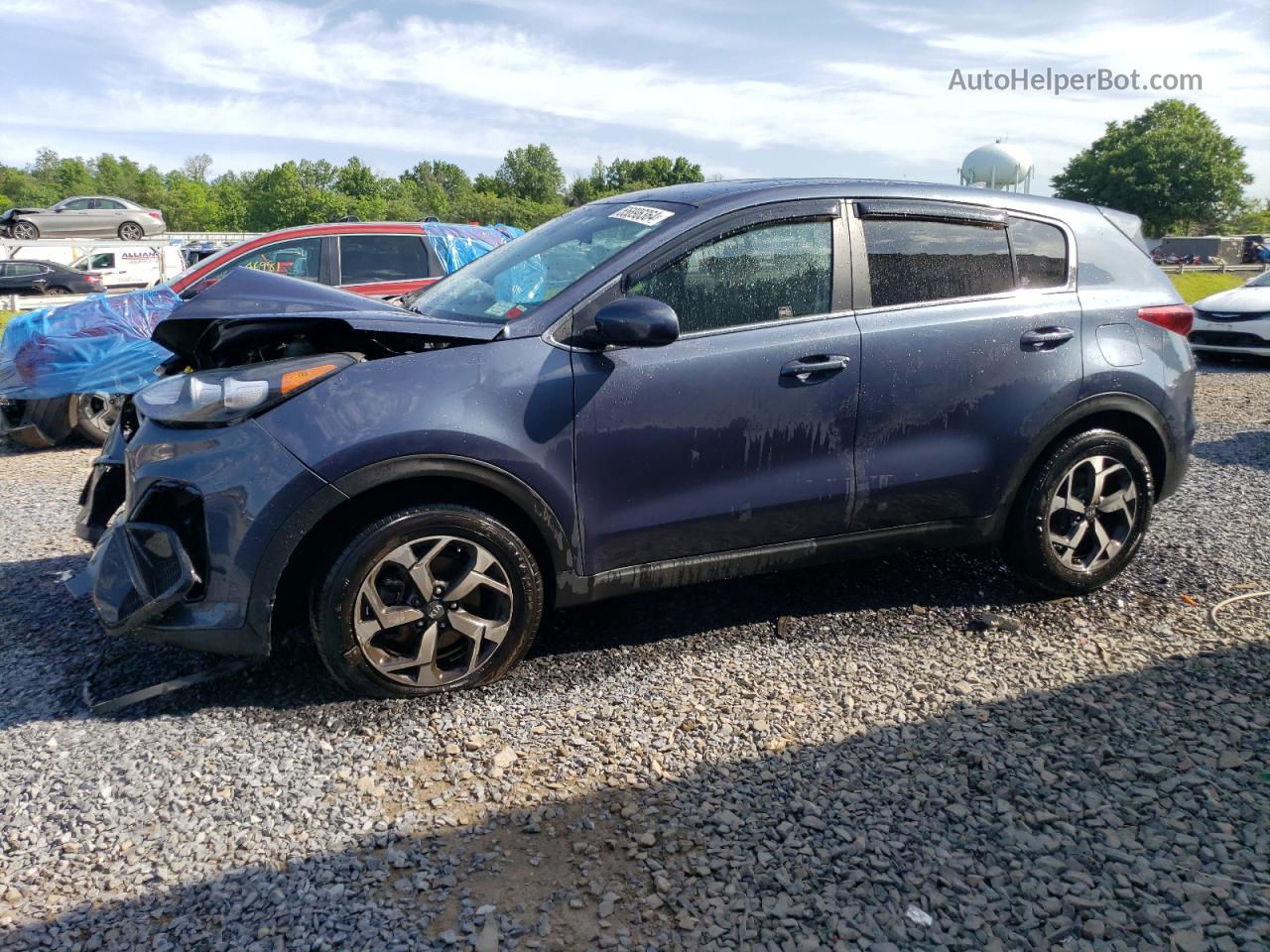 2020 Kia Sportage Lx Gray vin: KNDPM3AC8L7786512