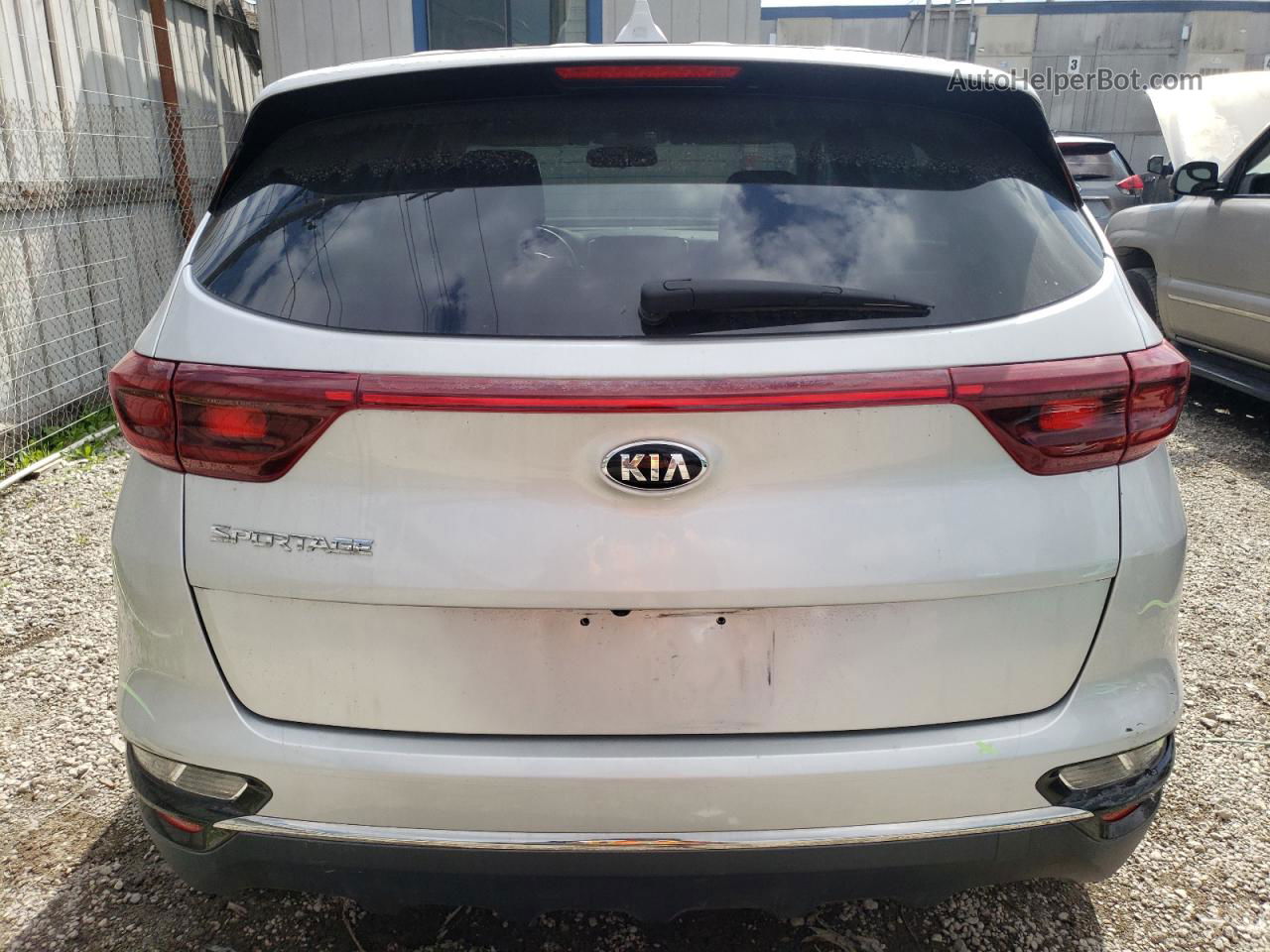 2020 Kia Sportage Lx Silver vin: KNDPM3AC8L7809822