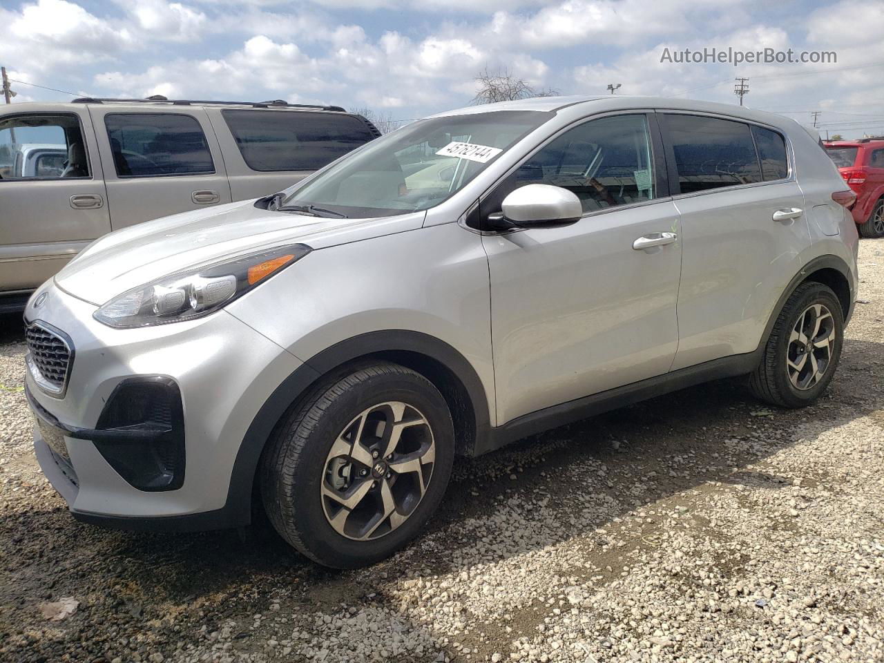 2020 Kia Sportage Lx Silver vin: KNDPM3AC8L7809822