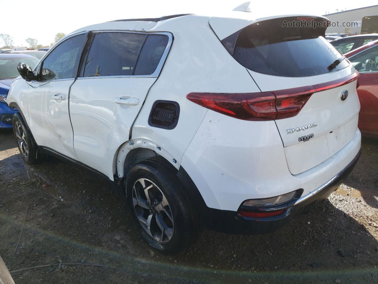 2020 Kia Sportage Lx White vin: KNDPM3AC8L7815510