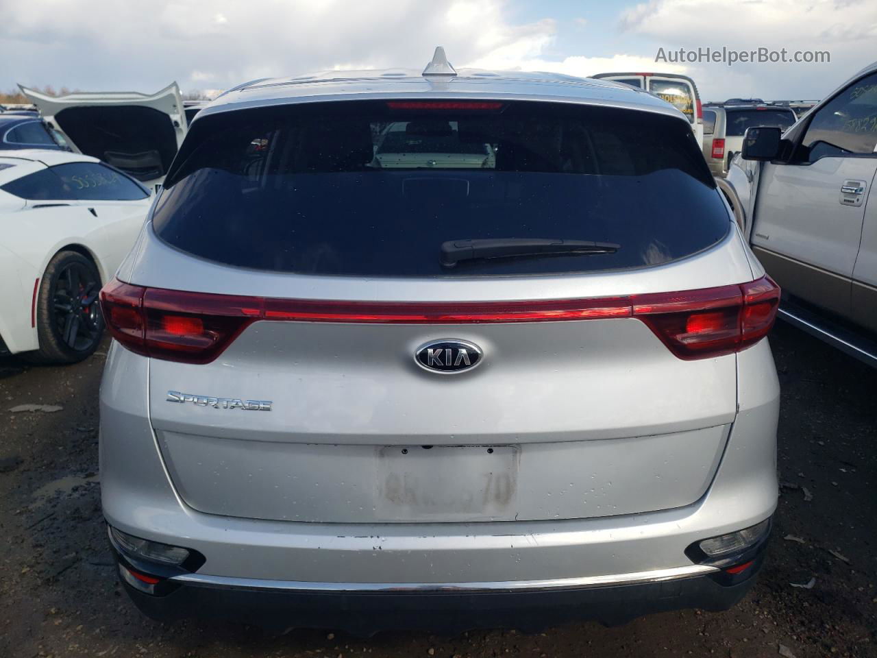 2020 Kia Sportage Lx Silver vin: KNDPM3AC8L7822716