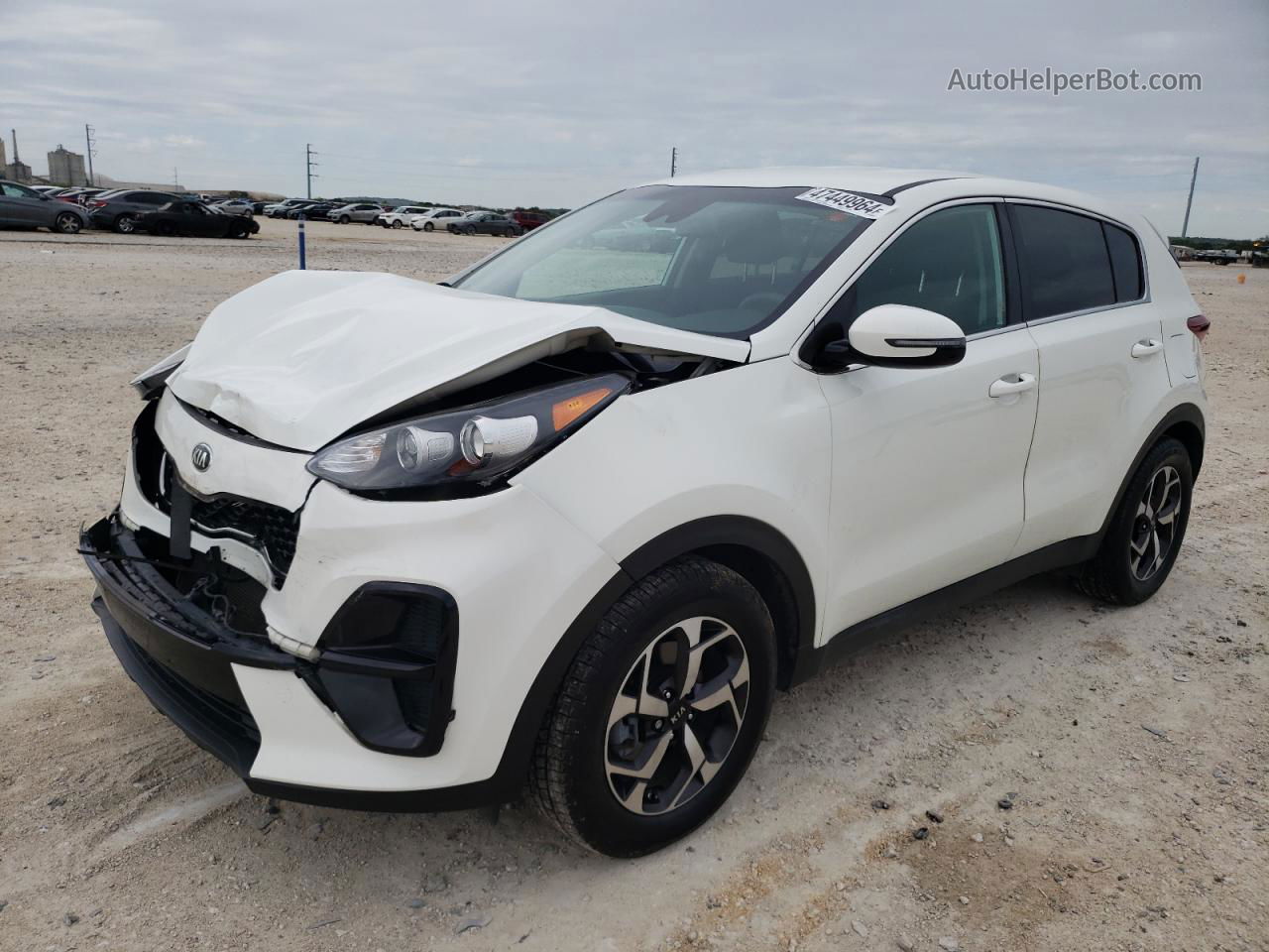 2020 Kia Sportage Lx White vin: KNDPM3AC8L7834817