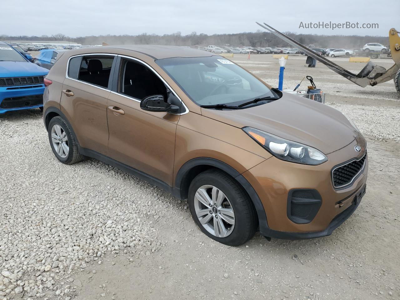 2017 Kia Sportage Lx Коричневый vin: KNDPM3AC9H7033112