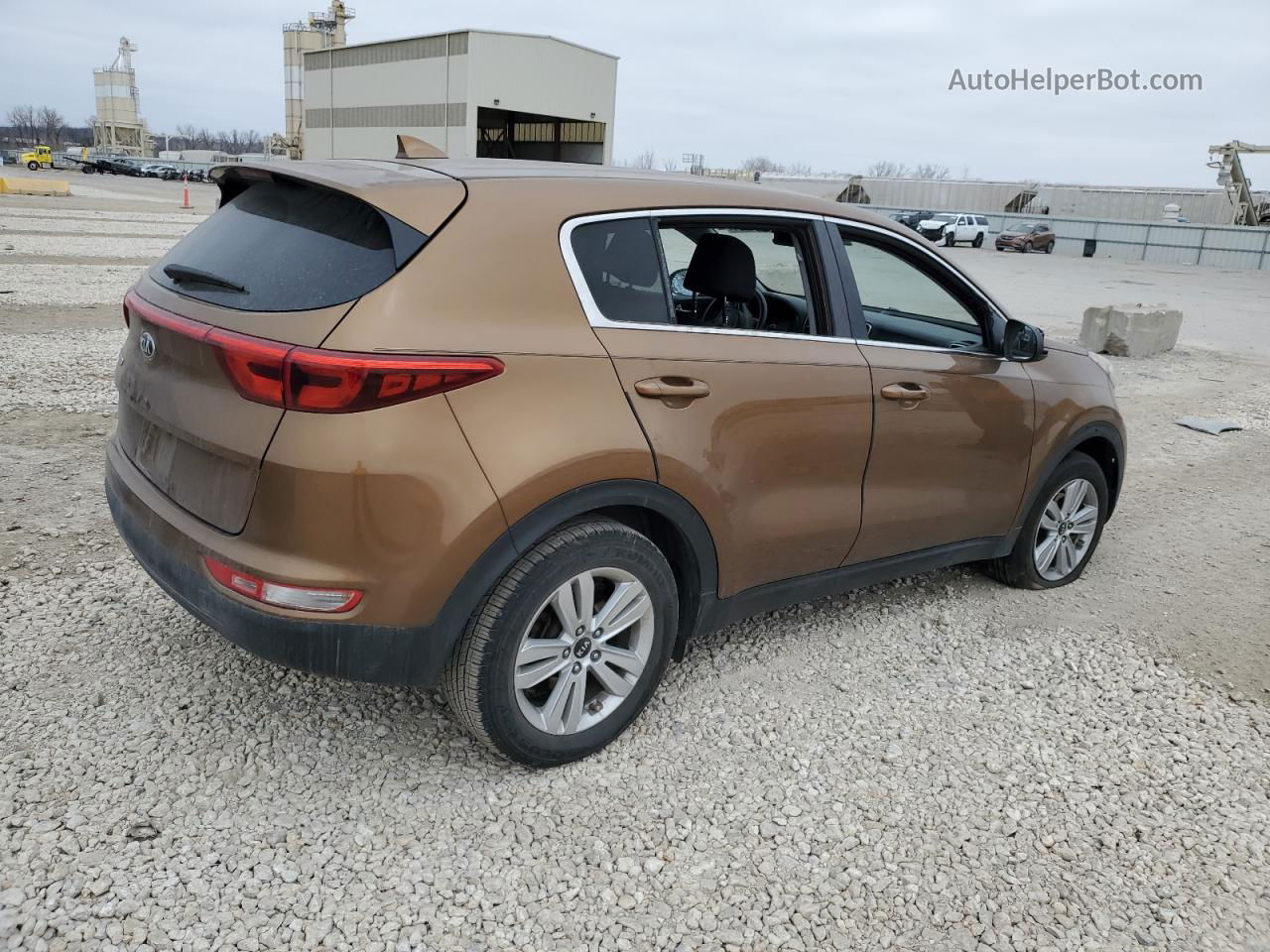 2017 Kia Sportage Lx Коричневый vin: KNDPM3AC9H7033112