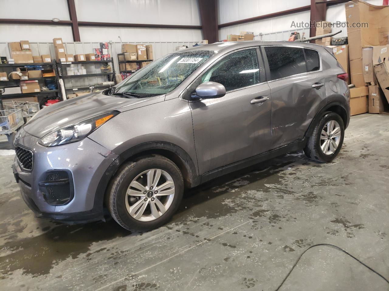 2017 Kia Sportage Lx Gray vin: KNDPM3AC9H7040626