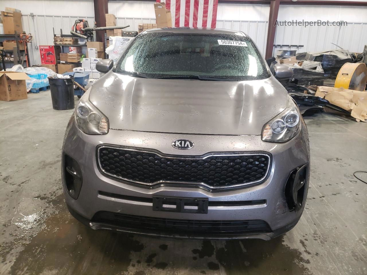 2017 Kia Sportage Lx Gray vin: KNDPM3AC9H7040626