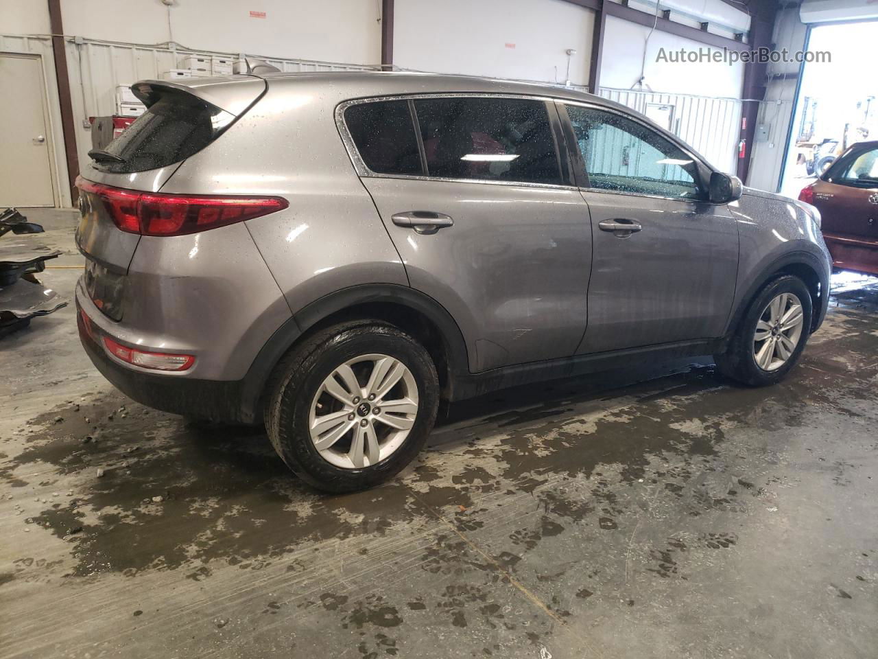 2017 Kia Sportage Lx Gray vin: KNDPM3AC9H7040626