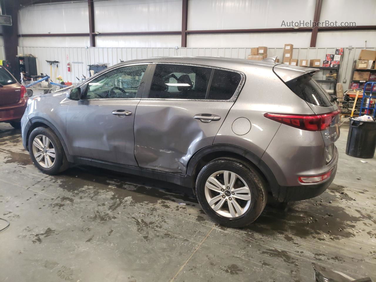 2017 Kia Sportage Lx Gray vin: KNDPM3AC9H7040626