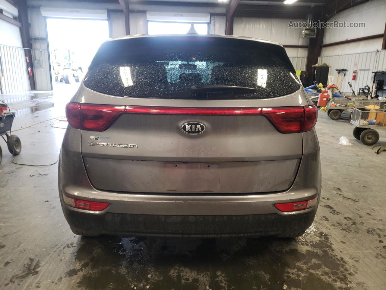 2017 Kia Sportage Lx Gray vin: KNDPM3AC9H7040626