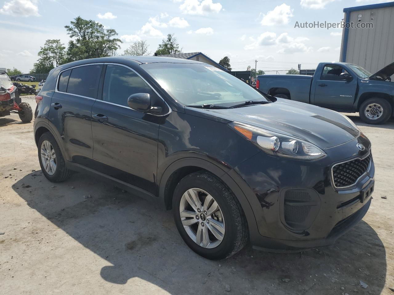 2017 Kia Sportage Lx Black vin: KNDPM3AC9H7085176