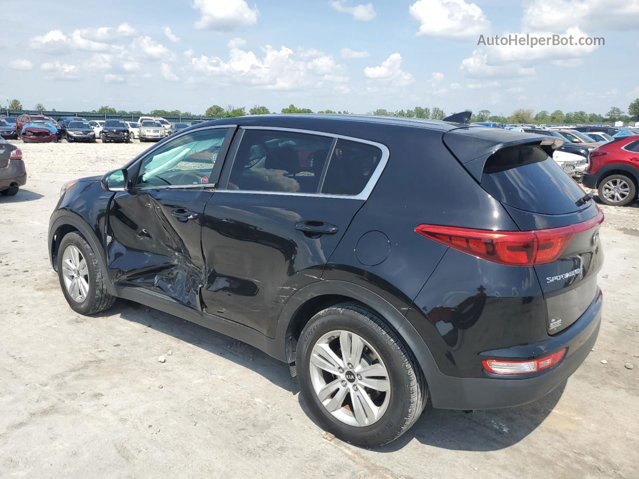 2017 Kia Sportage Lx Black vin: KNDPM3AC9H7085176