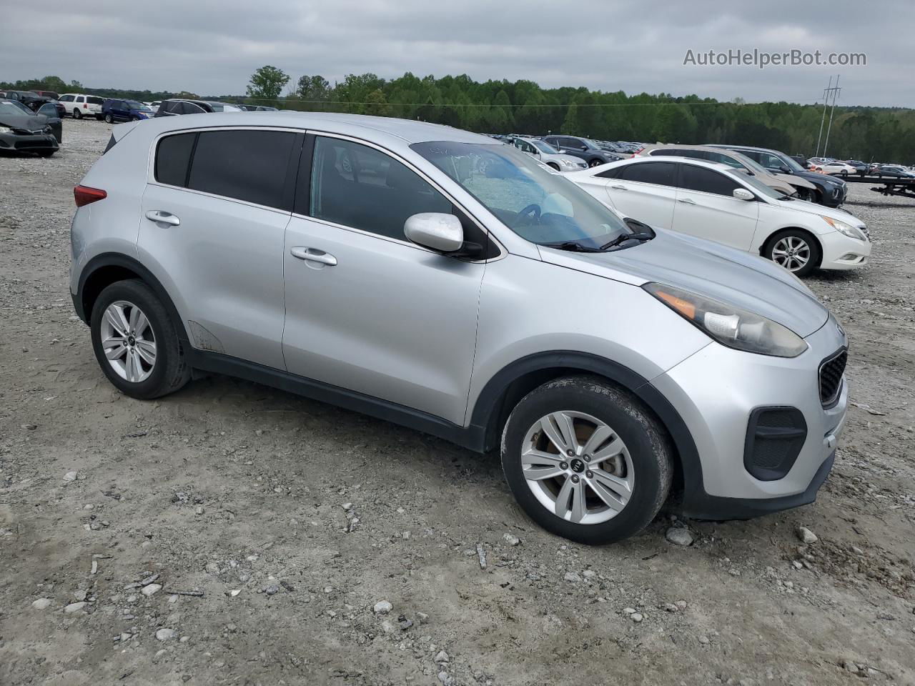 2017 Kia Sportage Lx Серебряный vin: KNDPM3AC9H7152195