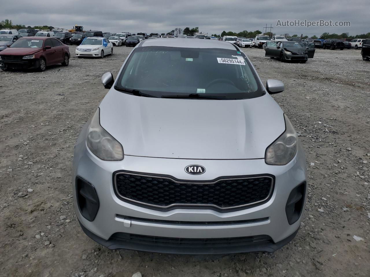 2017 Kia Sportage Lx Серебряный vin: KNDPM3AC9H7152195