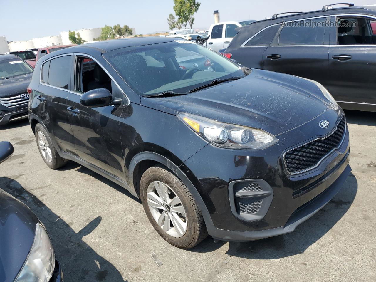 2017 Kia Sportage Lx Black vin: KNDPM3AC9H7174097