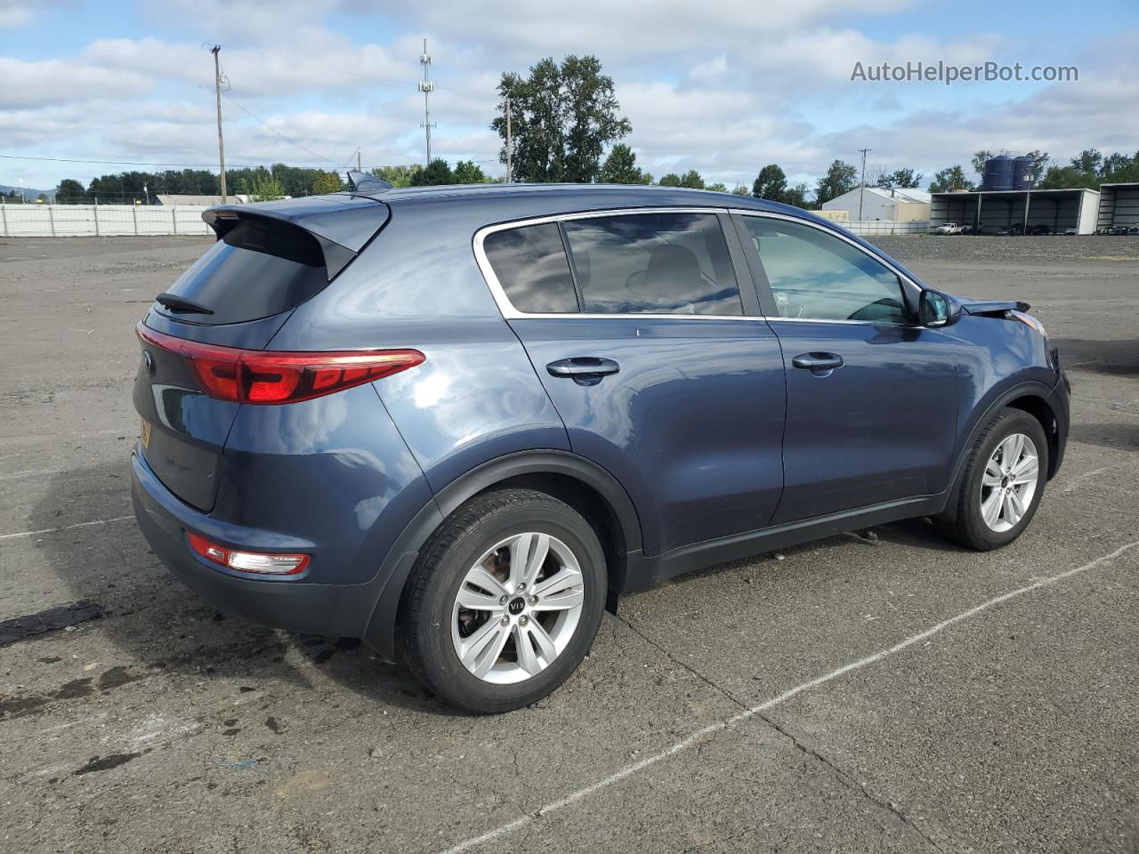 2017 Kia Sportage Lx Blue vin: KNDPM3AC9H7232869