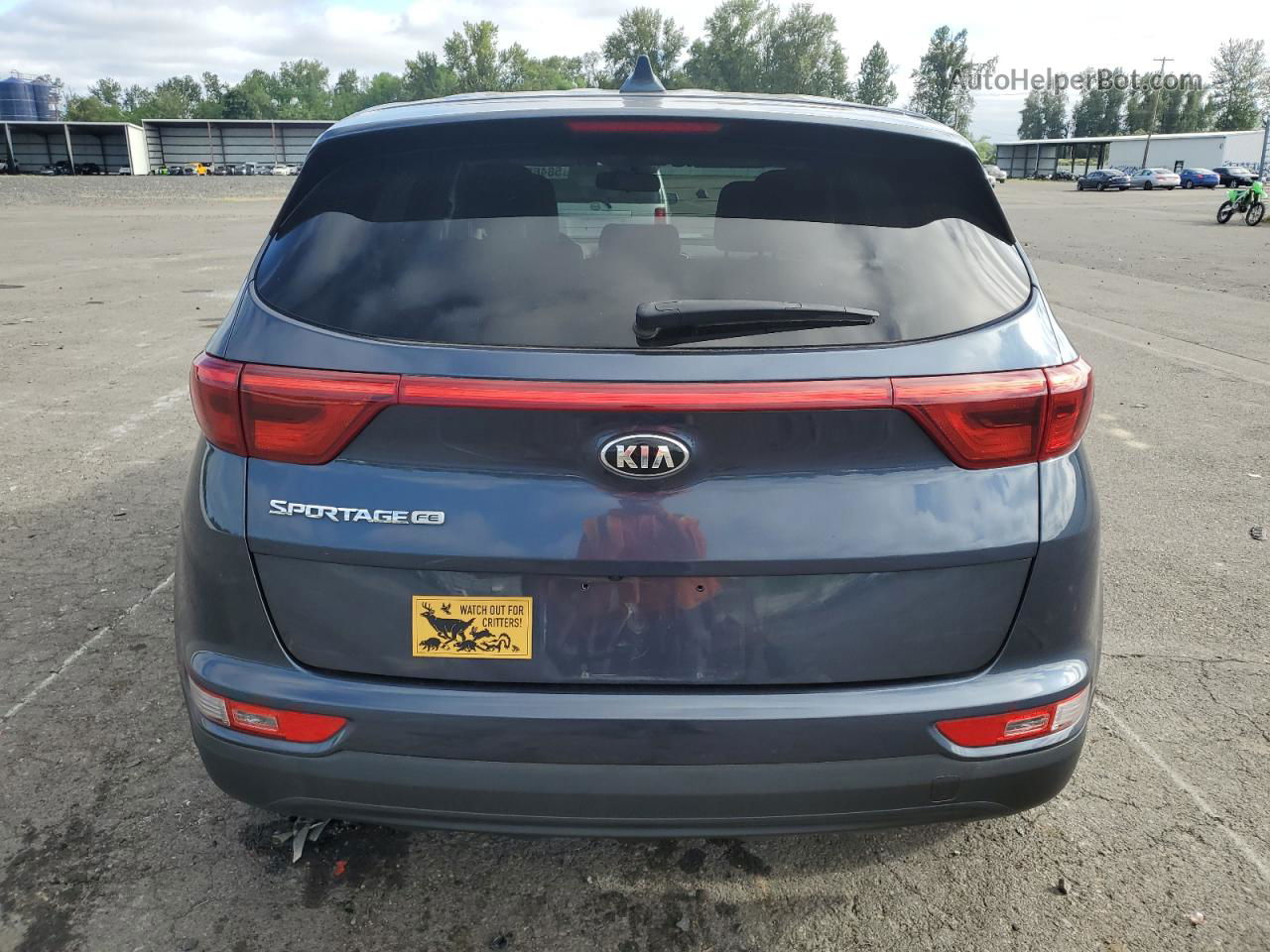 2017 Kia Sportage Lx Blue vin: KNDPM3AC9H7232869