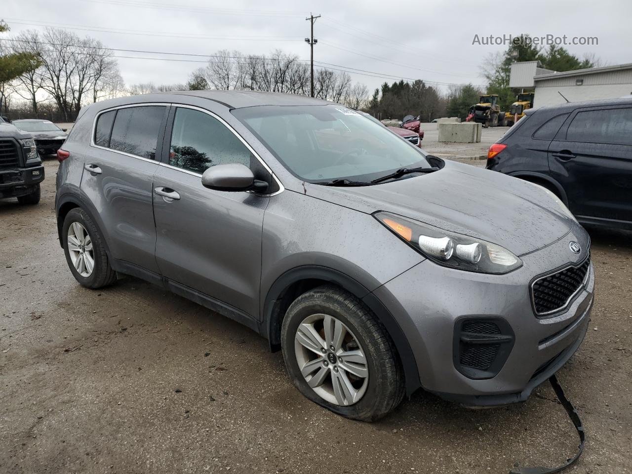 2017 Kia Sportage Lx Серый vin: KNDPM3AC9H7238106