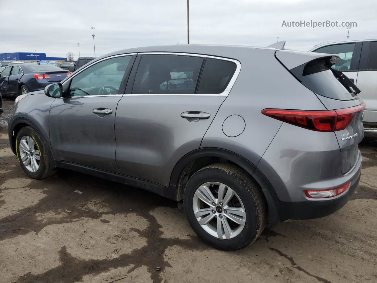 2017 Kia Sportage Lx Серый vin: KNDPM3AC9H7239191